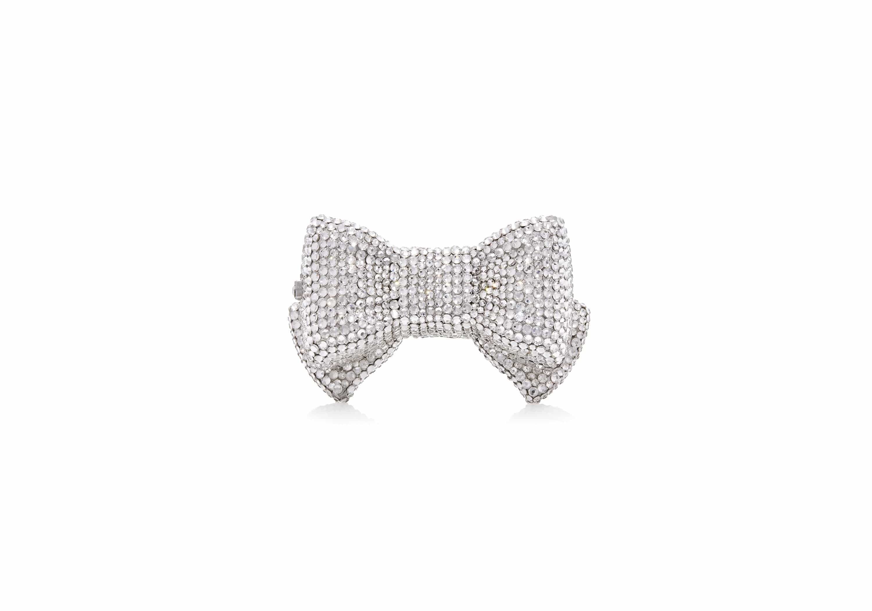 Judith Leiber Couture Women's Bow Crystal Pillbox