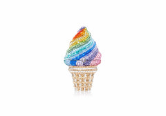 Mini Rainbow Twist Ice Cream Cone