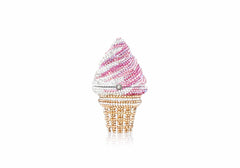 Mini Strawberry Twist Ice Cream Cone
