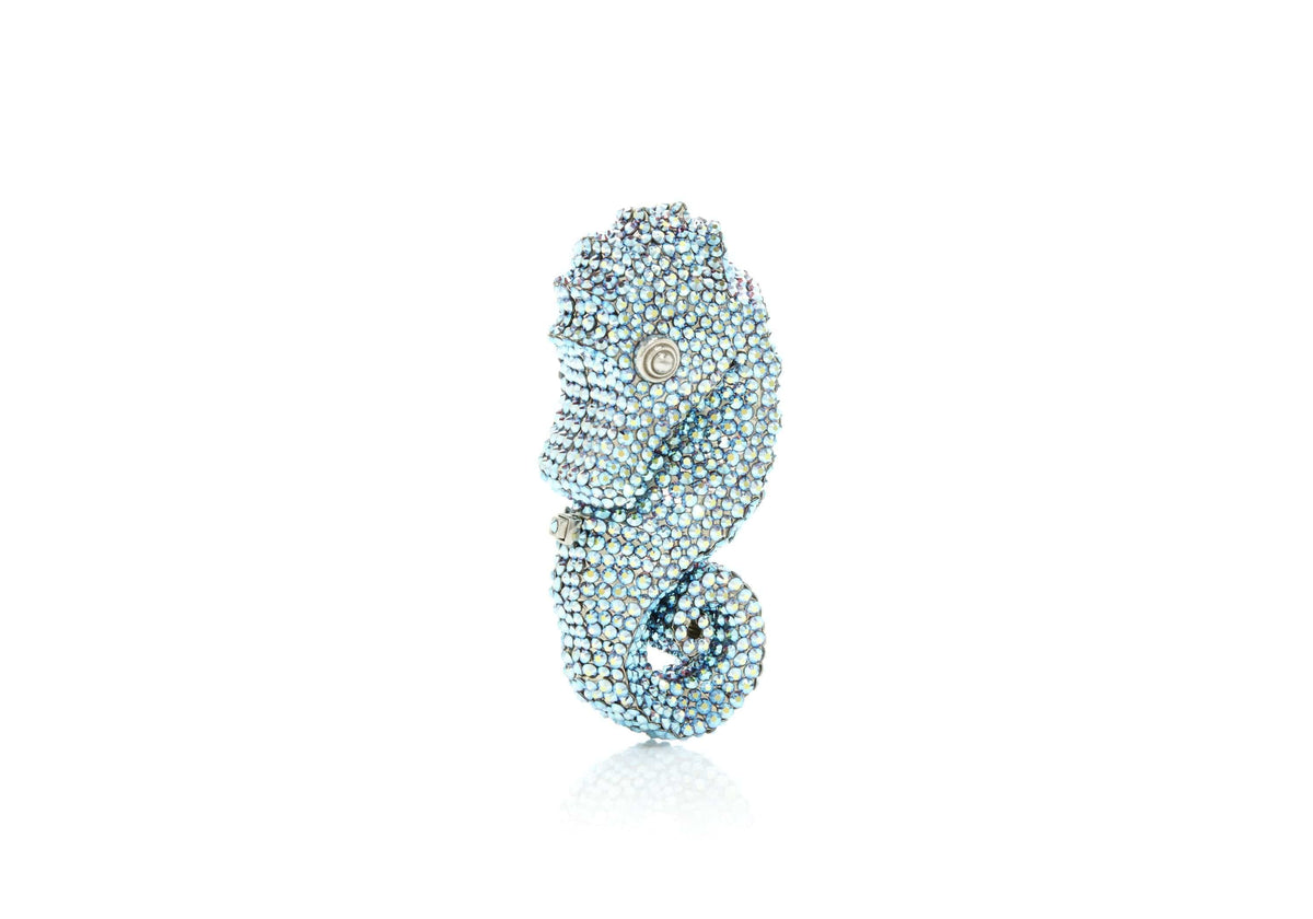 Seahorse Pillbox Aqua