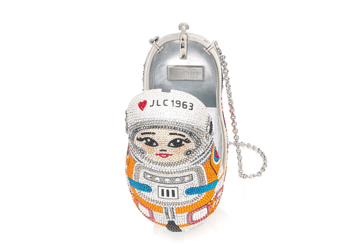 Astronaut Crystal Clutch Bag