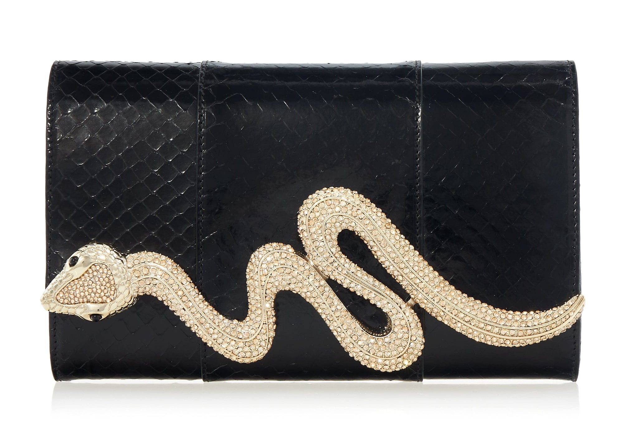 Diane Clutch Bag in Lumière leather