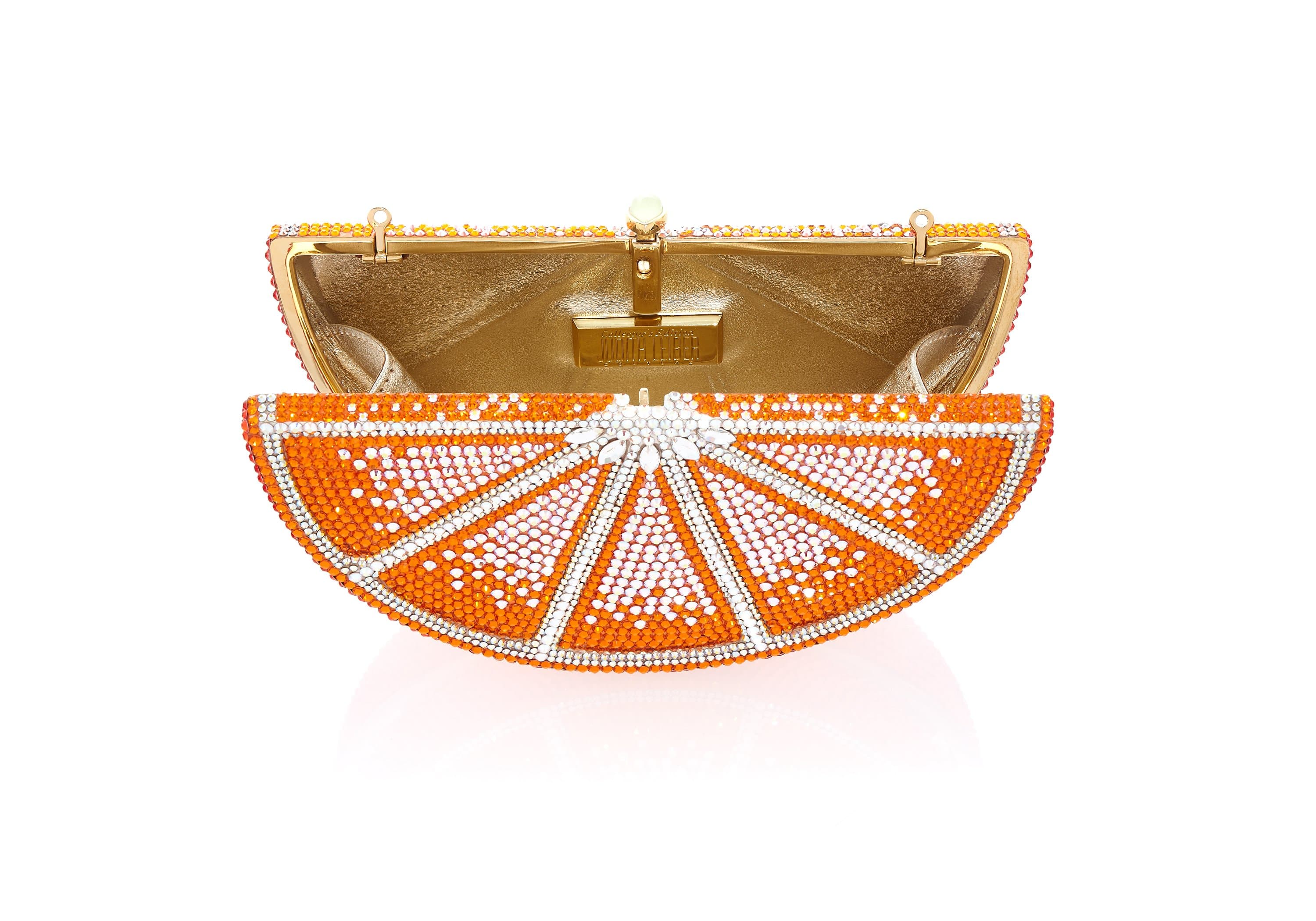 Orange clutch Outlet