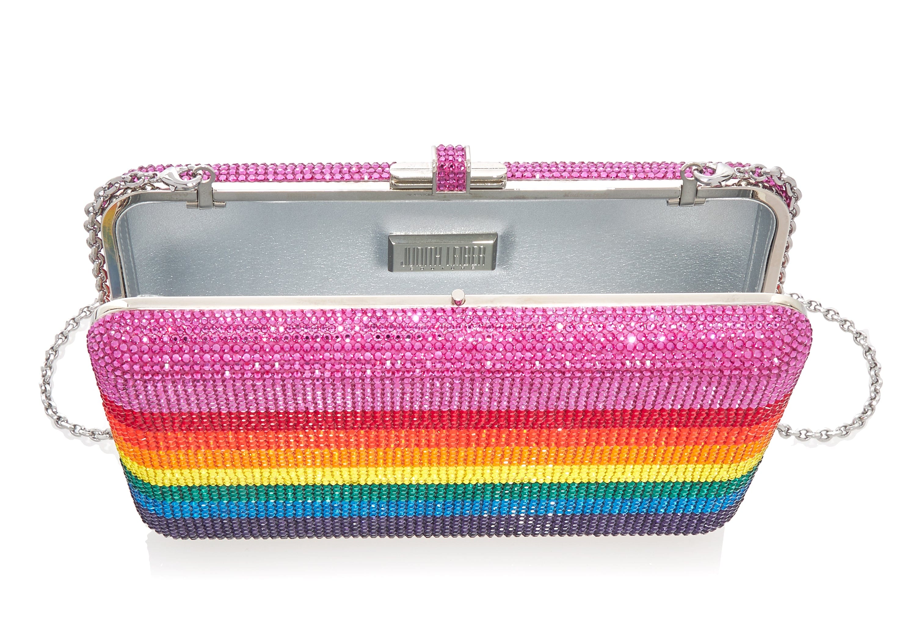 Judith Leiber Couture Cupcake Rainbow Clutch Bag, Multicolor