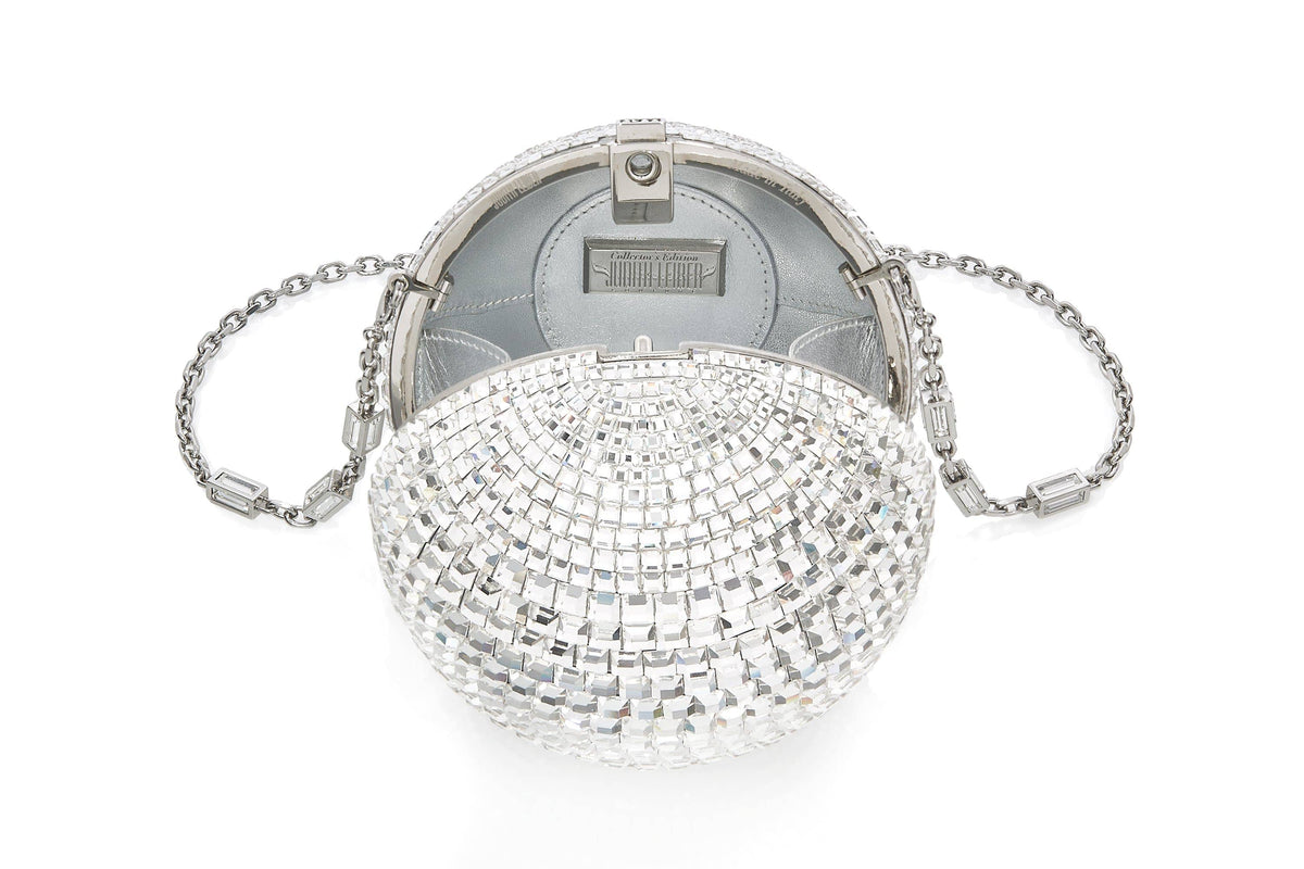 Rhinestone Ball Shaped Evening Bag Elegant Circle Clutch - Temu