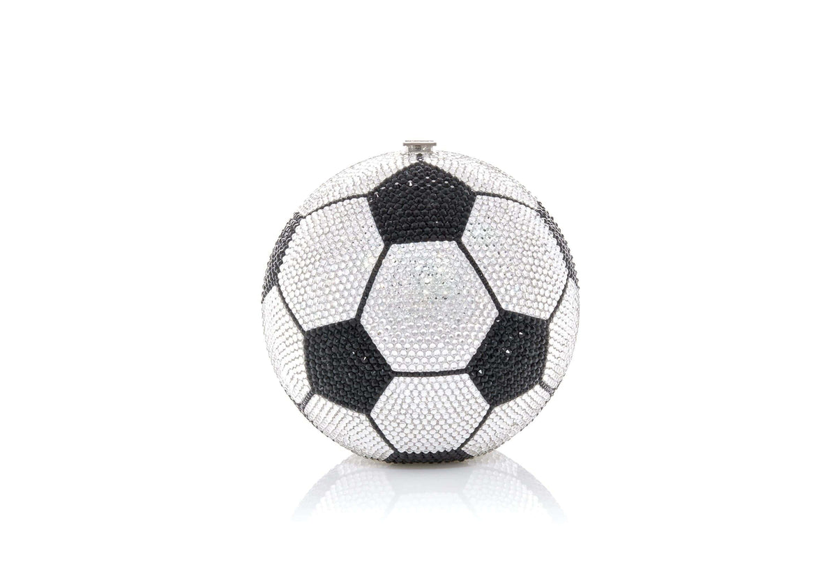 Crystal Soccer Ball Clutch