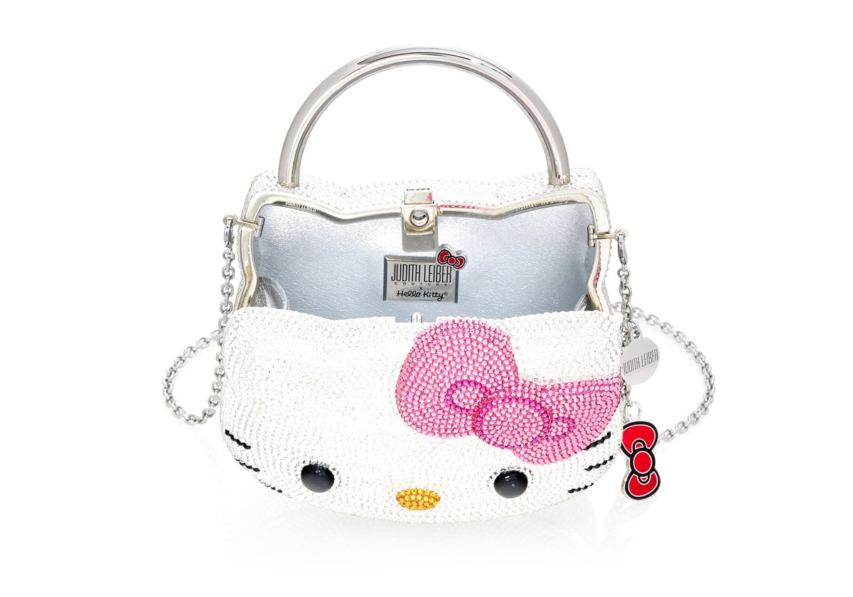 Judith Leiber x Hello Kitty Top Handle Pink Bow