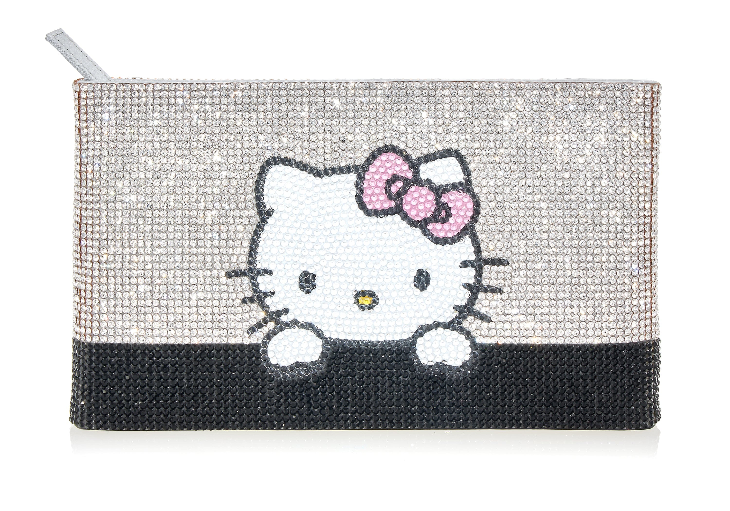 Judith Leiber x Hello Kitty Zip Pouch Pink Bow