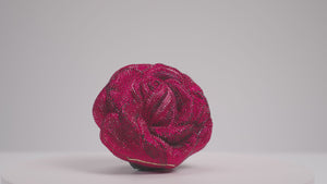 Judith Leiber Rose American Beauty Clutch, M184102-NEWROSE