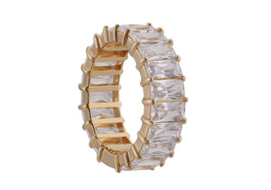 Baguette Eternity Ring Clear-3