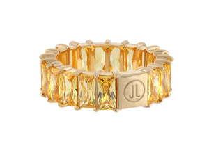 Baguette Eternity Ring Yellow-2